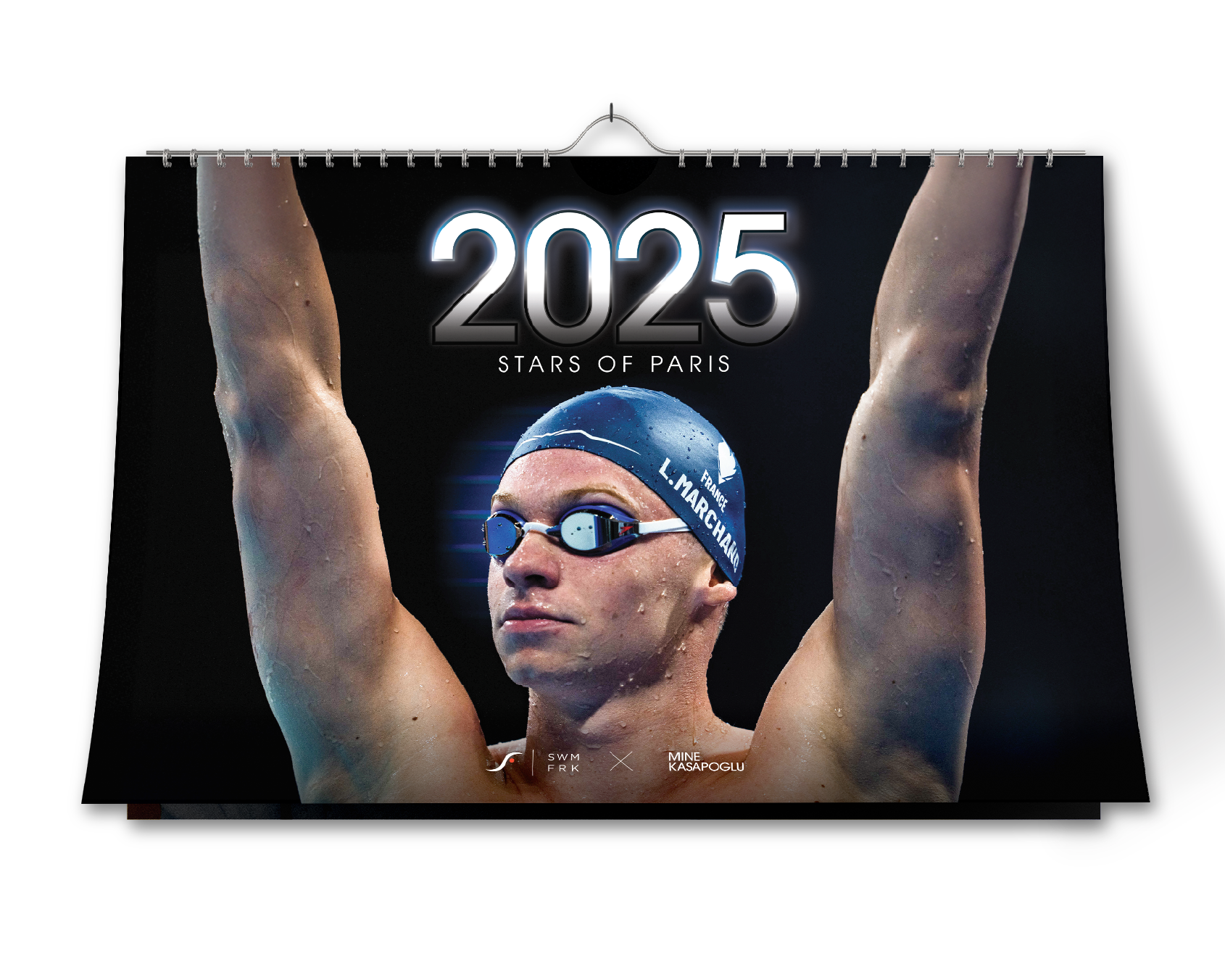 Der Schwimm-Kalender 2025 |  "Die Stars von Paris" | Limitierte Auflage