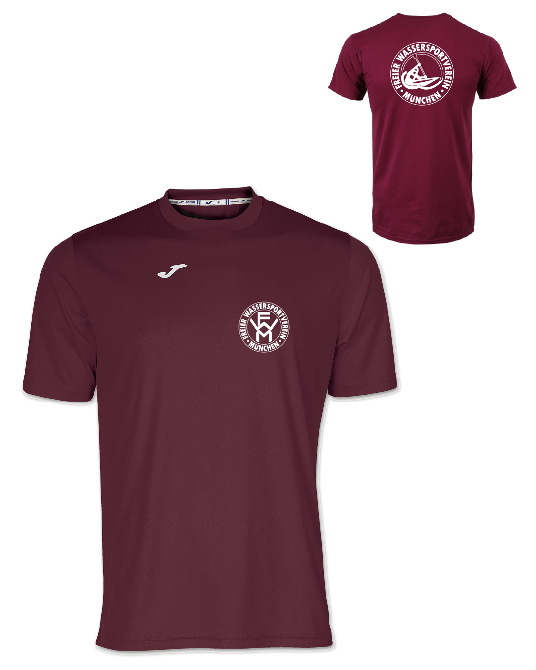 Funktionsshirt burgund, Erwachsene & Kids | Freier Wassersportverein München Funktionsshirt burgund, Erwachsene & Kids | Freier Wassersportverein München