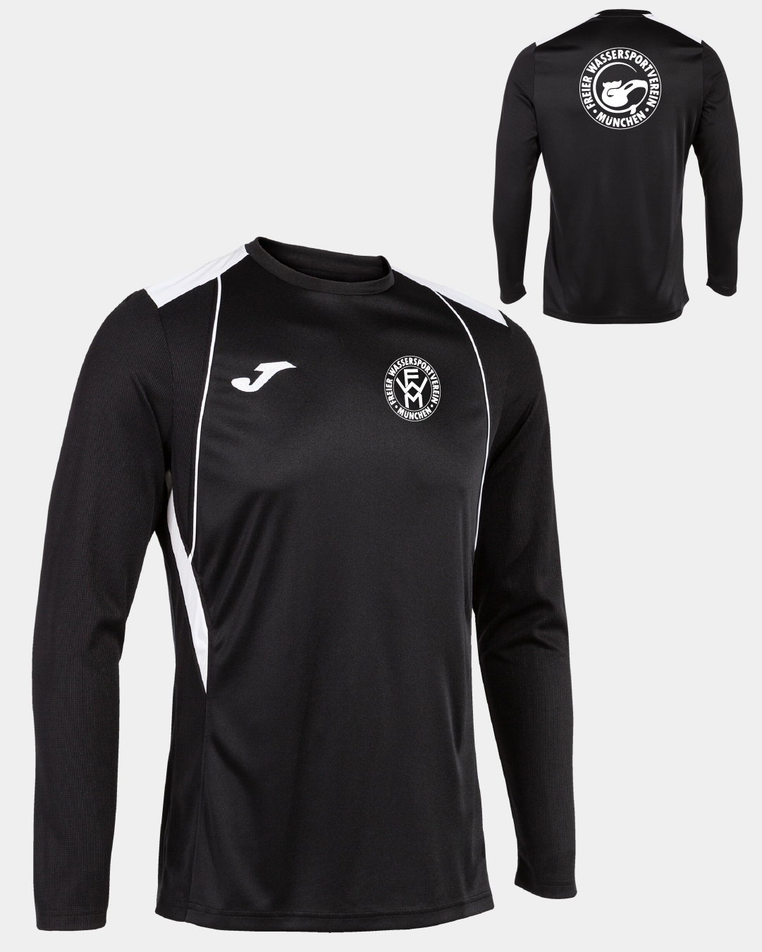 Funktions-Sweatshirt schwarz, Erwachsene & Kids | Freier Wassersportverein München