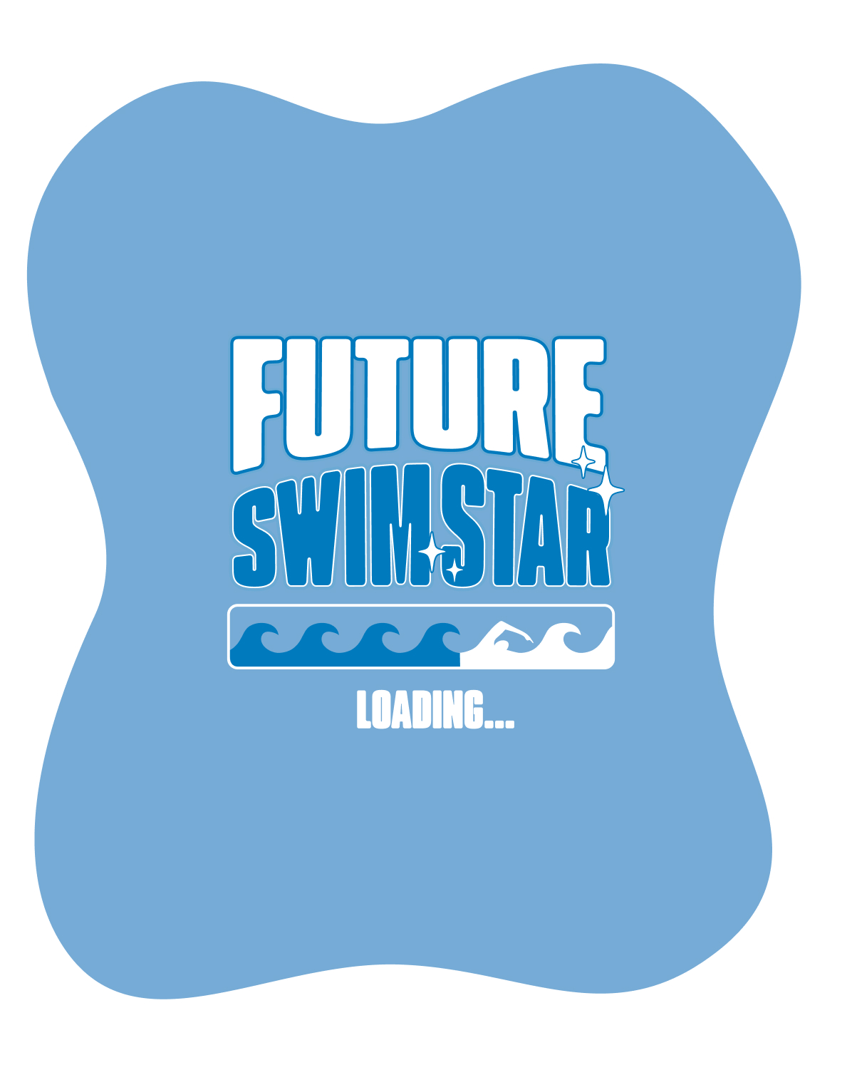 Future Swim Star - Shirt | mit optionalem Namens- und Jahrgangsdruck | Kids Collection
