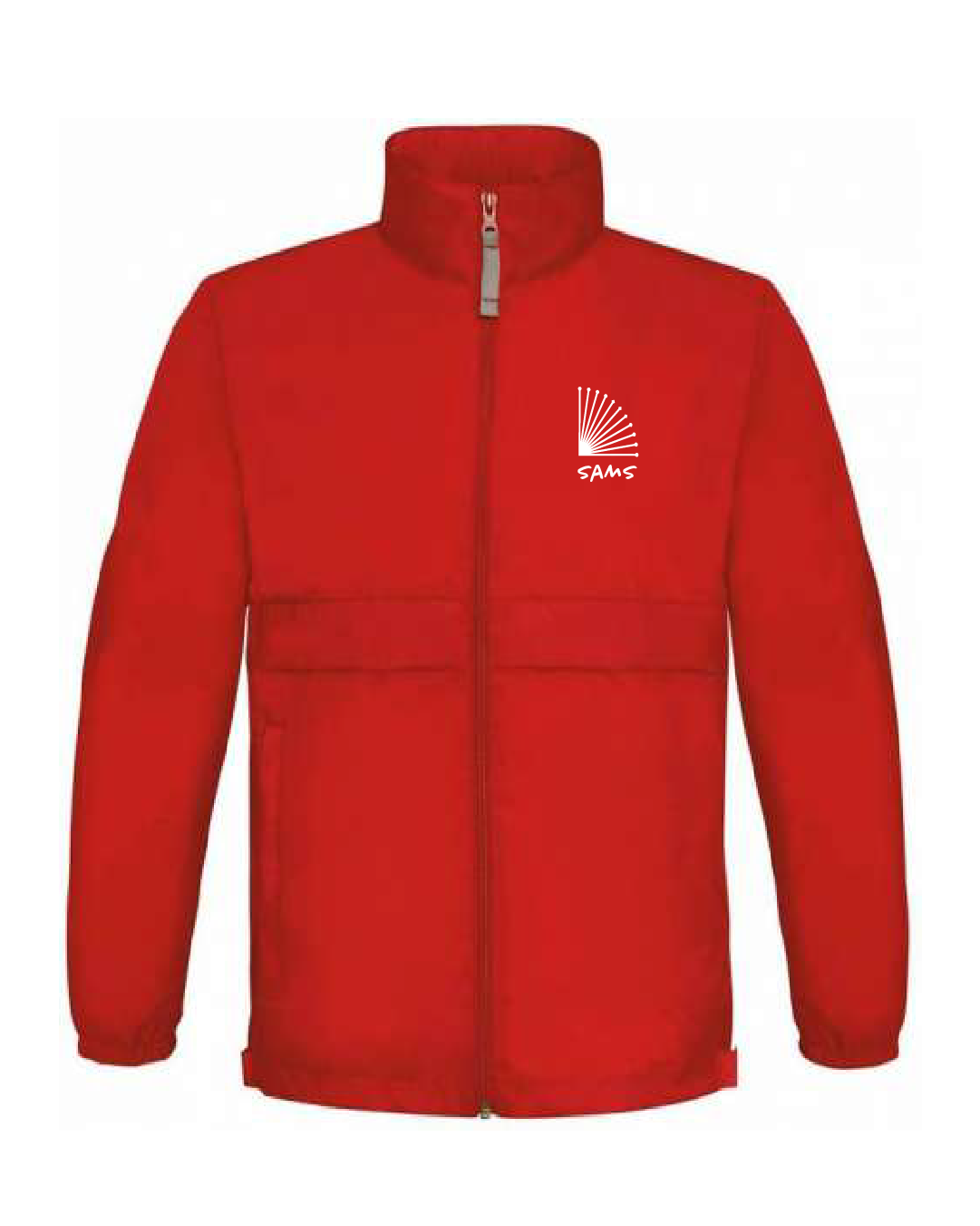 TF_SamS_RJacke_rot Regenjacke Kids | Schule am Sandsteinweg