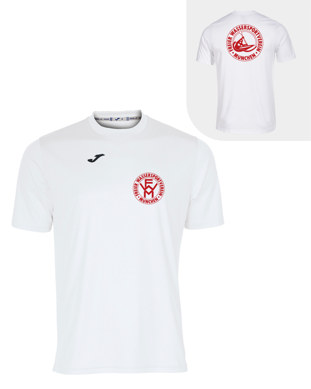 Funktionsshirt weiß, Erwachsene & Kids | Freier Wassersportverein München Funktionsshirt weiß, Erwachsene & Kids | Freier Wassersportverein München