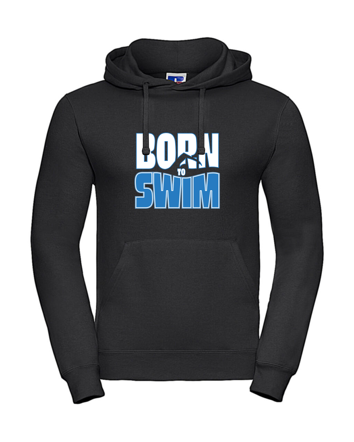 Born To Swim - Hoodie | mit optionalem Namens- und Jahrgangsdruck | Kids Collection