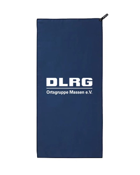 Mikrofaserhandtuch navy | DLRG Massen