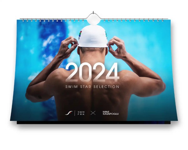 Der Schwimm-Wandkalender 2024